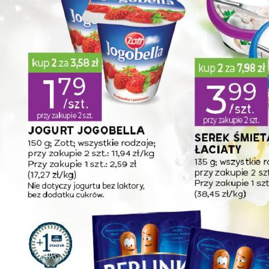 gazetka jogurt Jogobella czas obowiązywania od 18.04.2024 do 24.04.2024
